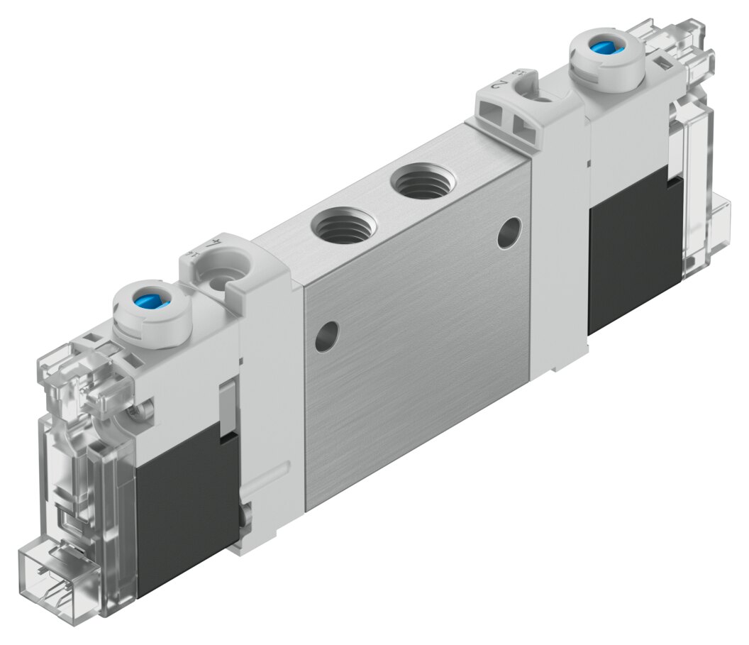 Festo VUVG-LK10 Solenoid Valve 5/2 24V DC - El, VUVG-LK10-B52-T-M7-1H2L-S