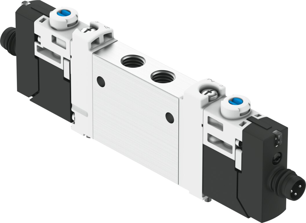 Festo VUVG-LK10 Solenoid Valve 5/2 24V DC - El, VUVG-LK10-B52-T-M7-1R8L-S