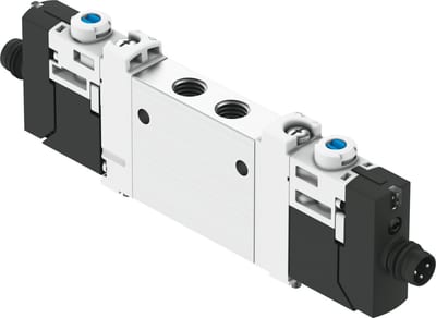 Festo VUVG-LK10 Solenoid Valve 5/2 24V DC - El, VUVG-LK10-B52-T-M7-1R8L-S