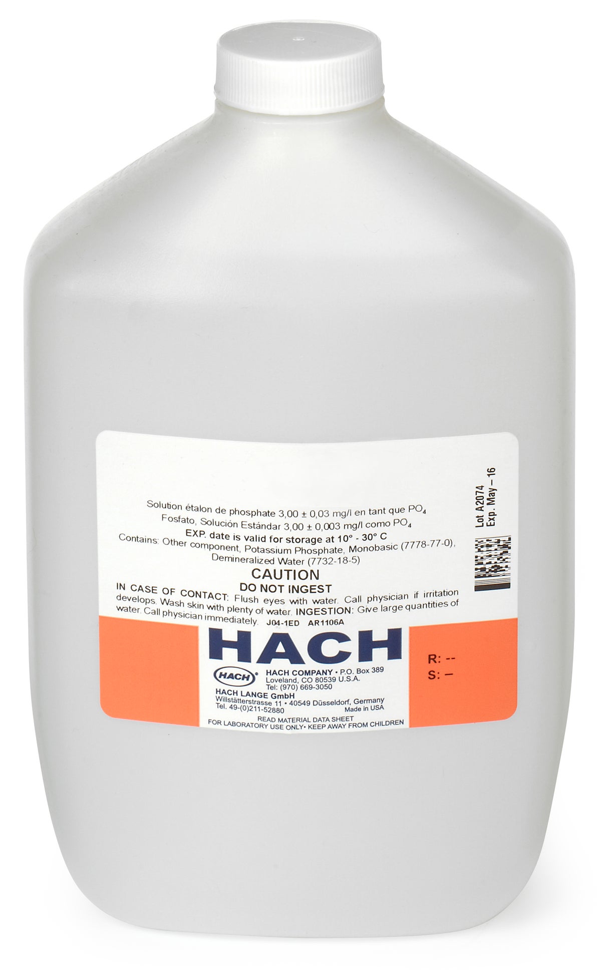 PO4 3- STD — 30 mg/L, 946 mL