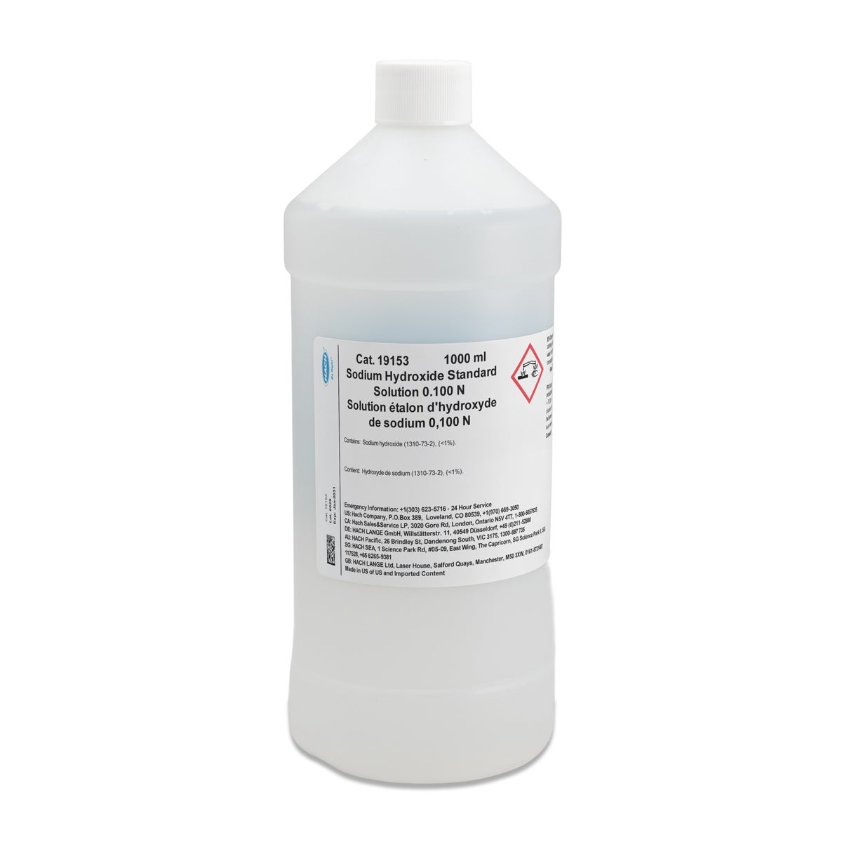 Sodium Hydroxide Standard Solution — 0.100 N (N/10), 1 L