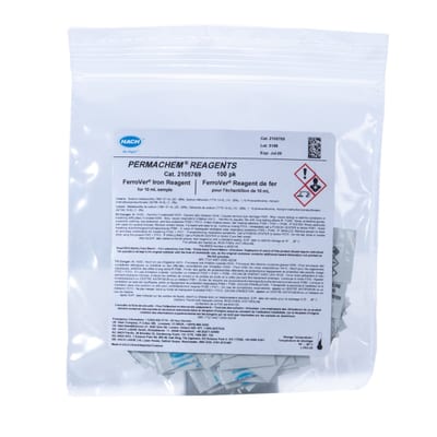 Iron Reagent PP 100/pkg — 0.02-3.00 mg/L Fe, 10 mL