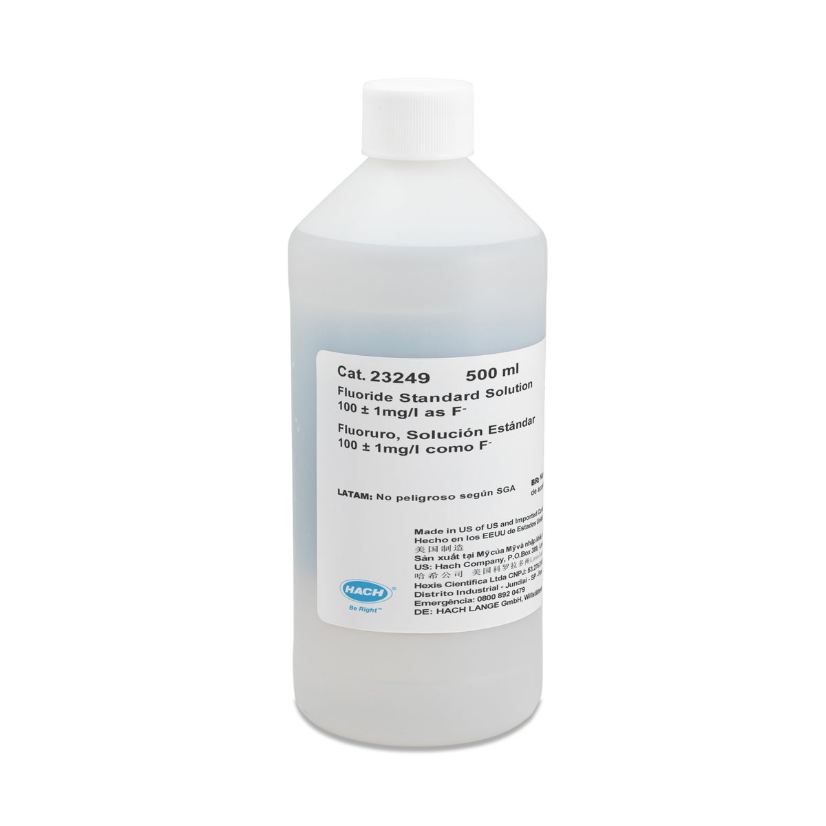 Fluoride standard solution, 100 mg/L — 500 mL