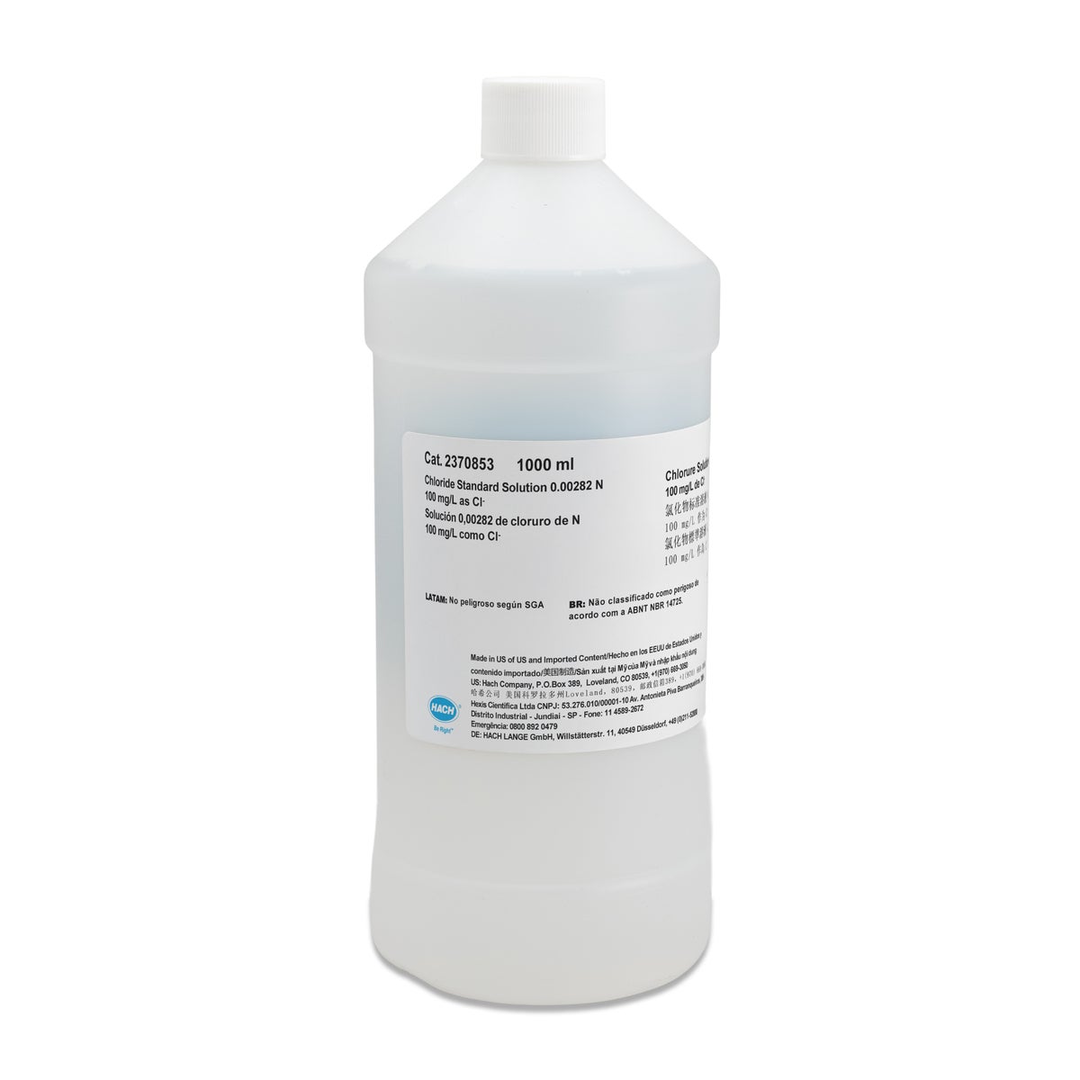 Chloride Standard Solution, 100 mg/L — 1000 mL