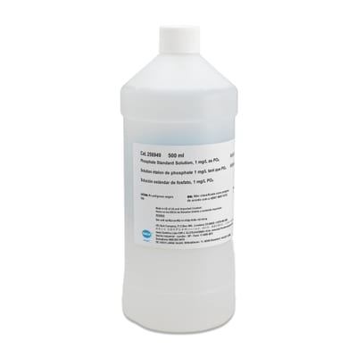 Phosphate standard solution — 1 mg/L PO4, 500 mL
