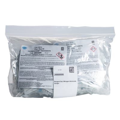 Ammonia Reagent Set, Powder Pillows — 0.01 - 0.50 mg/L NH3-N