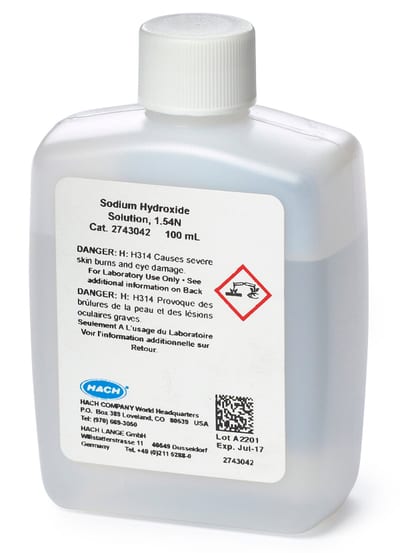 Sodium Hydroxide Solution — 1.54N, 100 mL