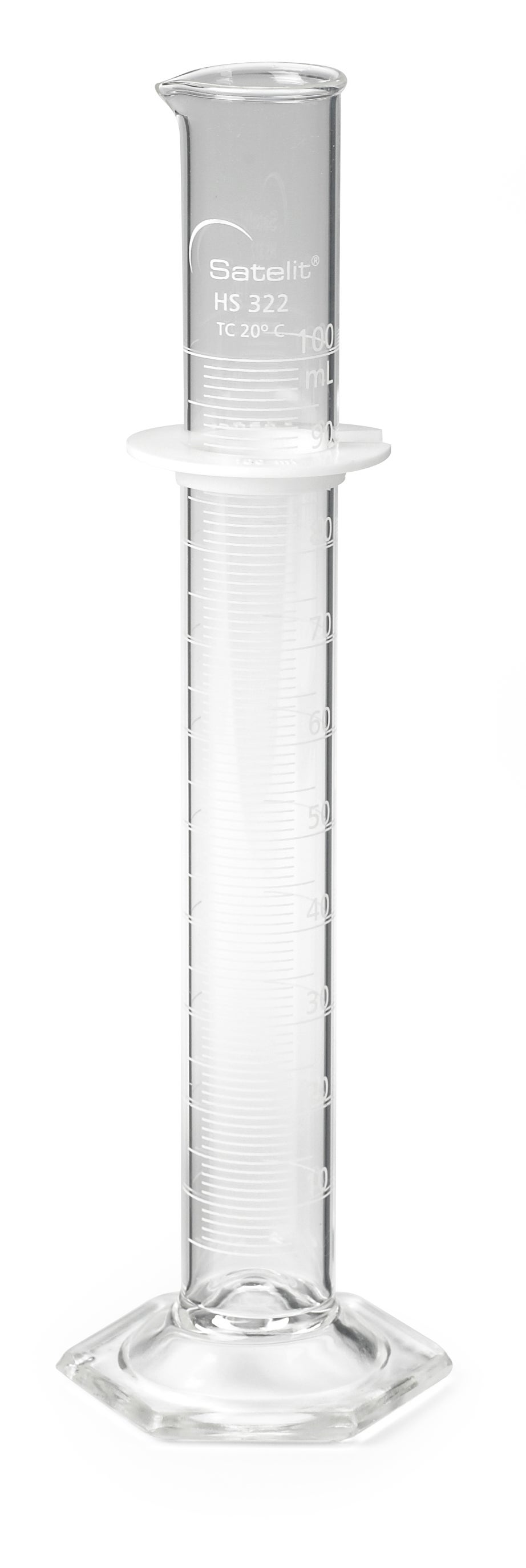 Cylinder, Graduated, 100 Ml ± 0.6ml, — 1.0 Ml Divisions