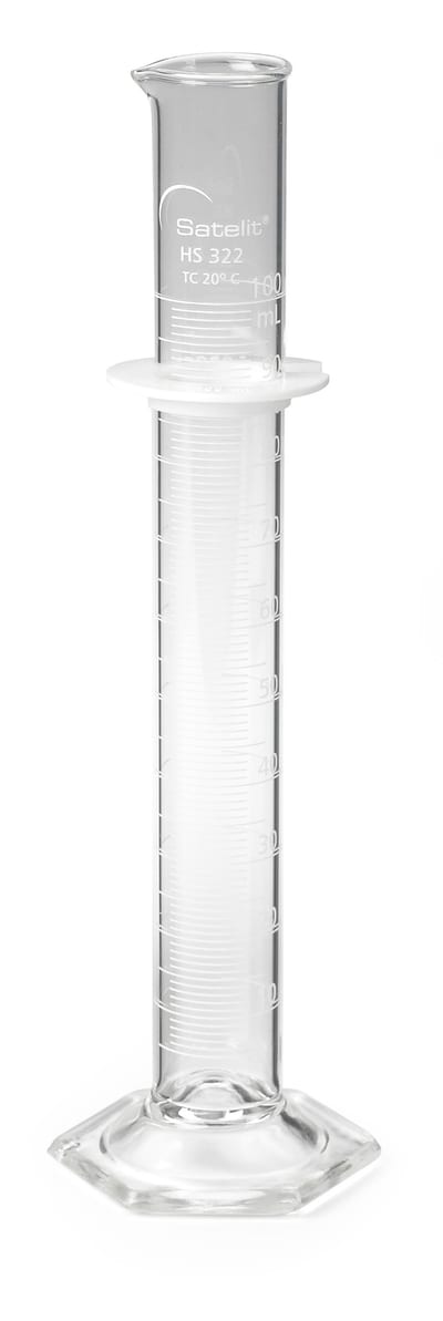 Cylinder, Graduated, 100 Ml ± 0.6ml, — 1.0 Ml Divisions