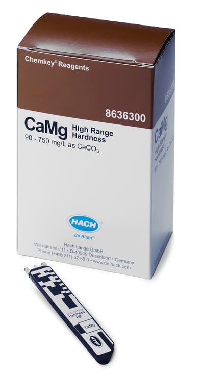 Hardness — 90-750MG/L CACO3 pk/25