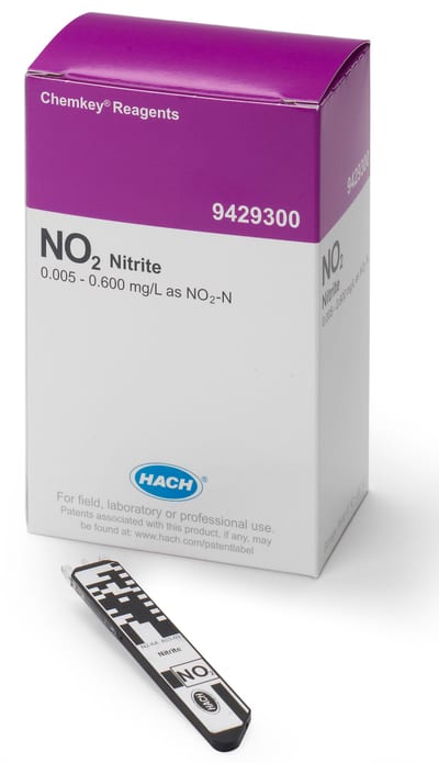 Nitrite — 0.005-0.600MG/L NO2-N pk/25