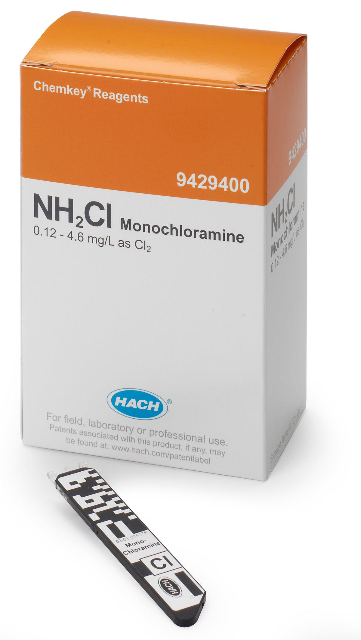 Monochloramine — 0.04-4.00MG/L CL2 pk/25