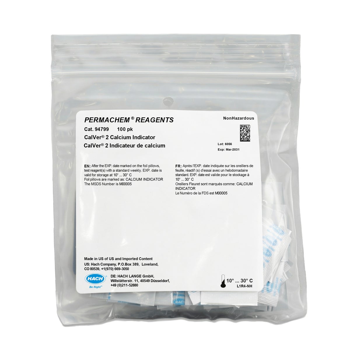 Calver 2 Powder Pillows pk/100