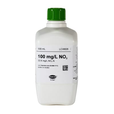 Nitrate Standard (NO3/NO3-N) — 100 mg/L NO3, 0,5 l