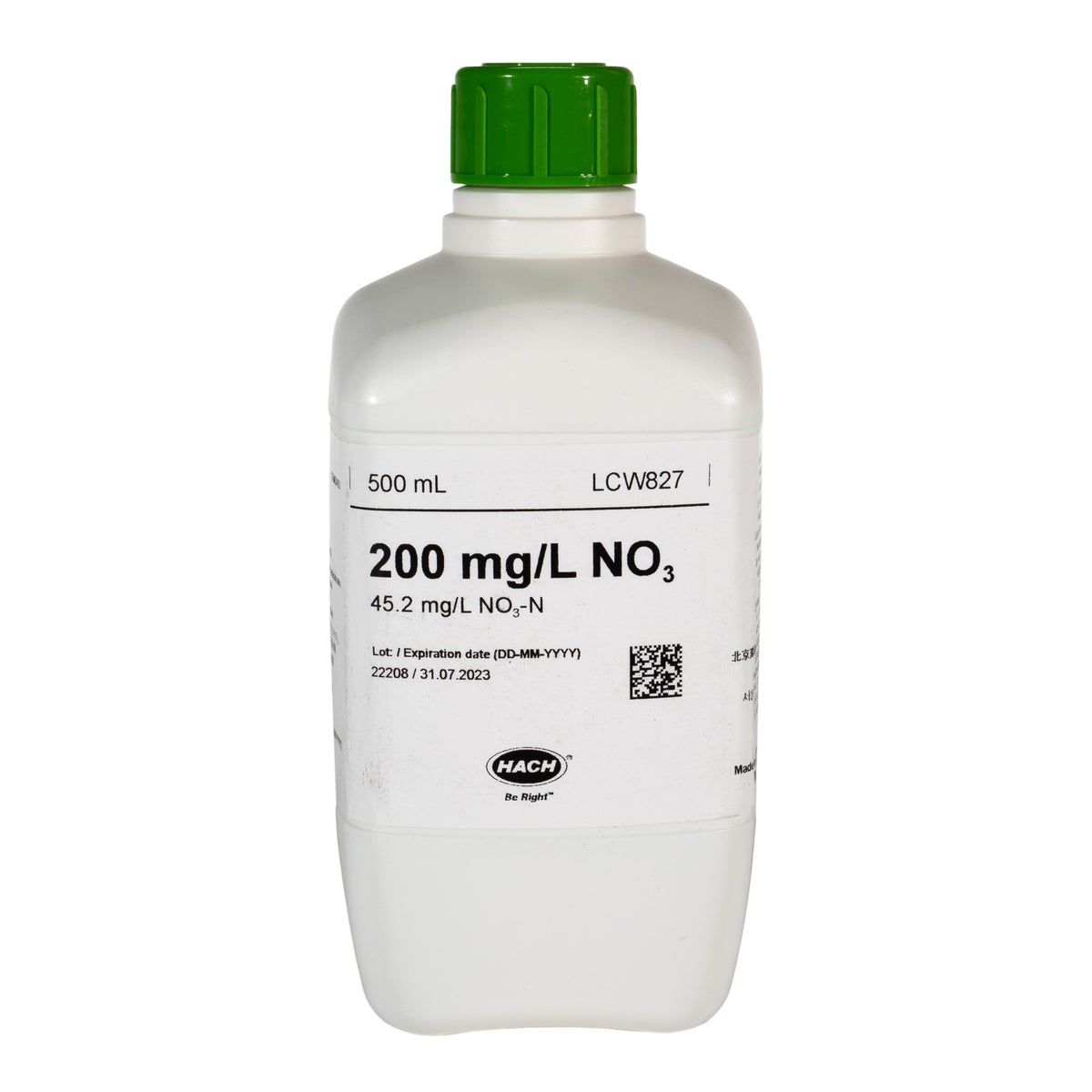 Nitrate Standard (NO3/NO3-N) — 200 mg/l NO3, 45,2 mg/l NO3-N