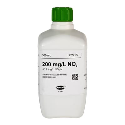 Nitrate Standard (NO3/NO3-N) — 200 mg/l NO3, 45,2 mg/l NO3-N