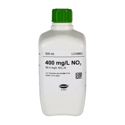 Nitrate Standard (NO3/NO3-N) — 400 mg/l NO3, 90,4 mg/l NO3-N