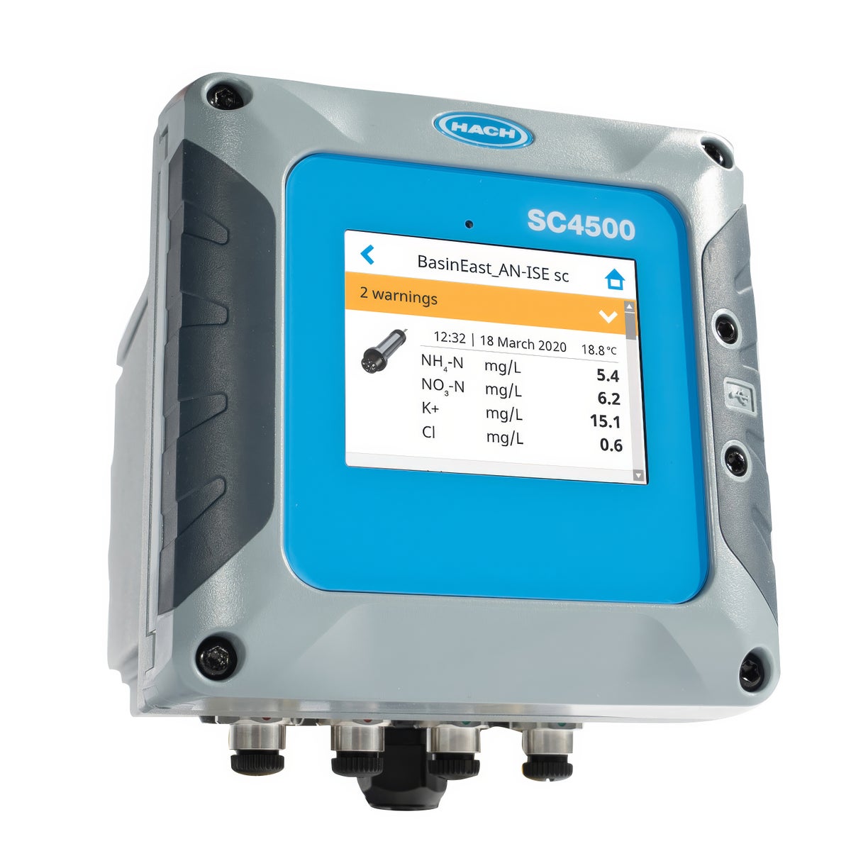 SC4500 Controller, 1 analog pH/ORP — 5X mA Output, Prognosys,100-240 VAC