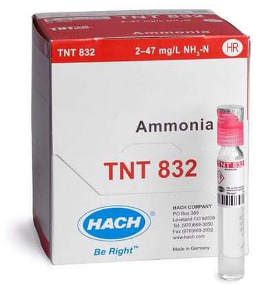 Ammonium Vial Test HR — 2.0-47.0 mg/L NH3-N PK/25