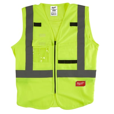 Milwaukee High-visibility vest, High-Visibility Vest Yellow - S/M
