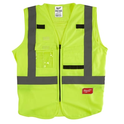 Milwaukee High-visibility vest, High-Visibility Vest Yellow - 2XL/3XL