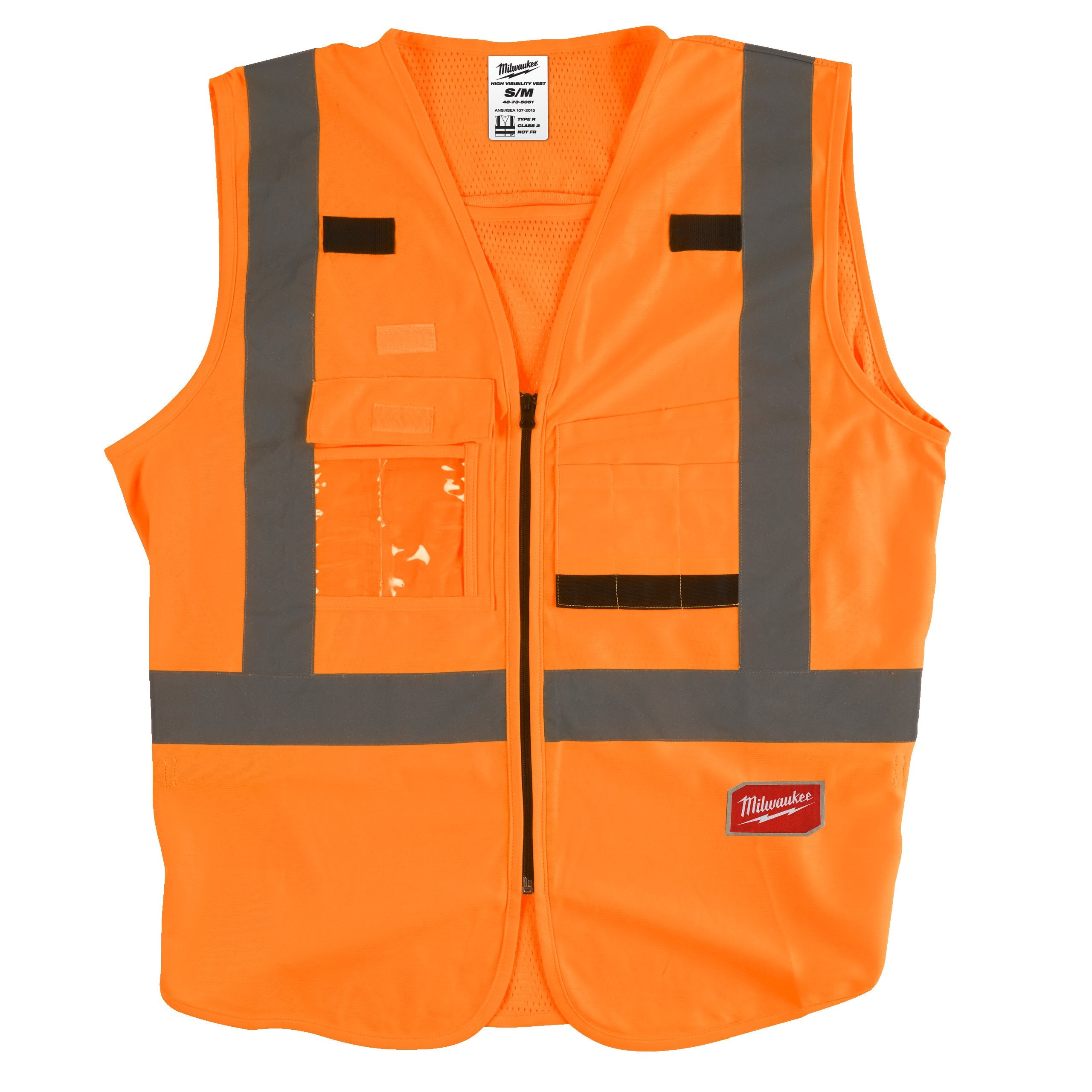 Milwaukee High-visibility vest, High-Visibility Vest Orange - S/M (4932471892)