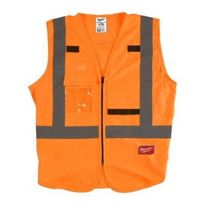 Milwaukee High-visibility vest, High-Visibility Vest Orange - L/XL