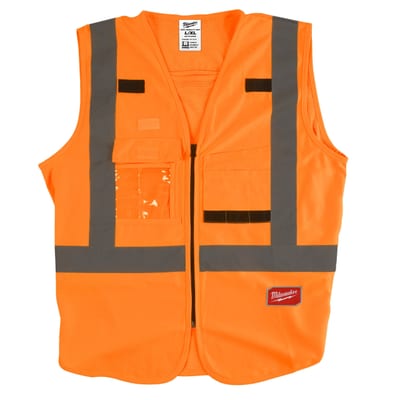 Milwaukee High-visibility vest, High-Visibility Vest Orange - 2XL/3XL