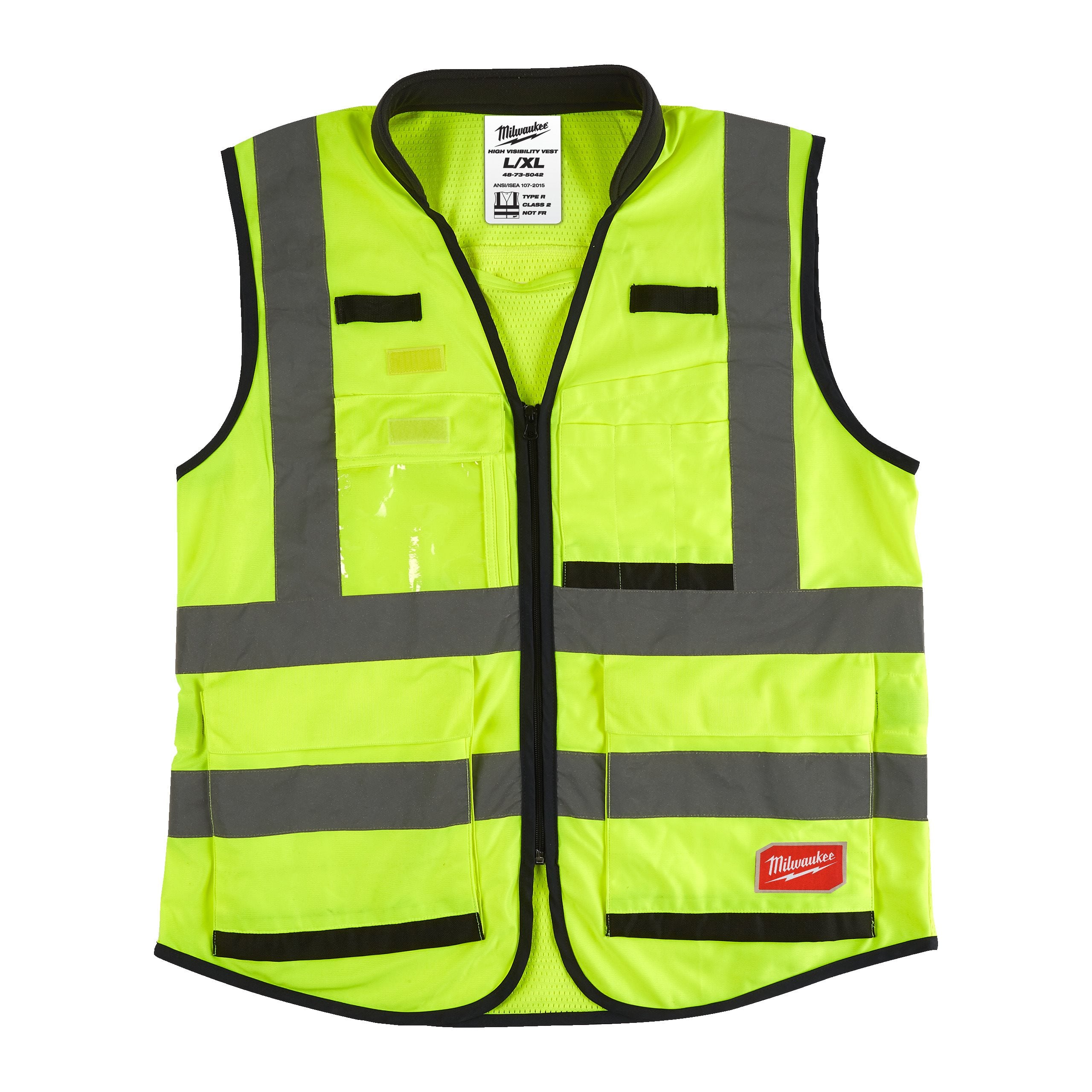 Milwaukee Premium high-visibility vest, Premium High-Visibility Vest Yellow - L/XL (4932471896)