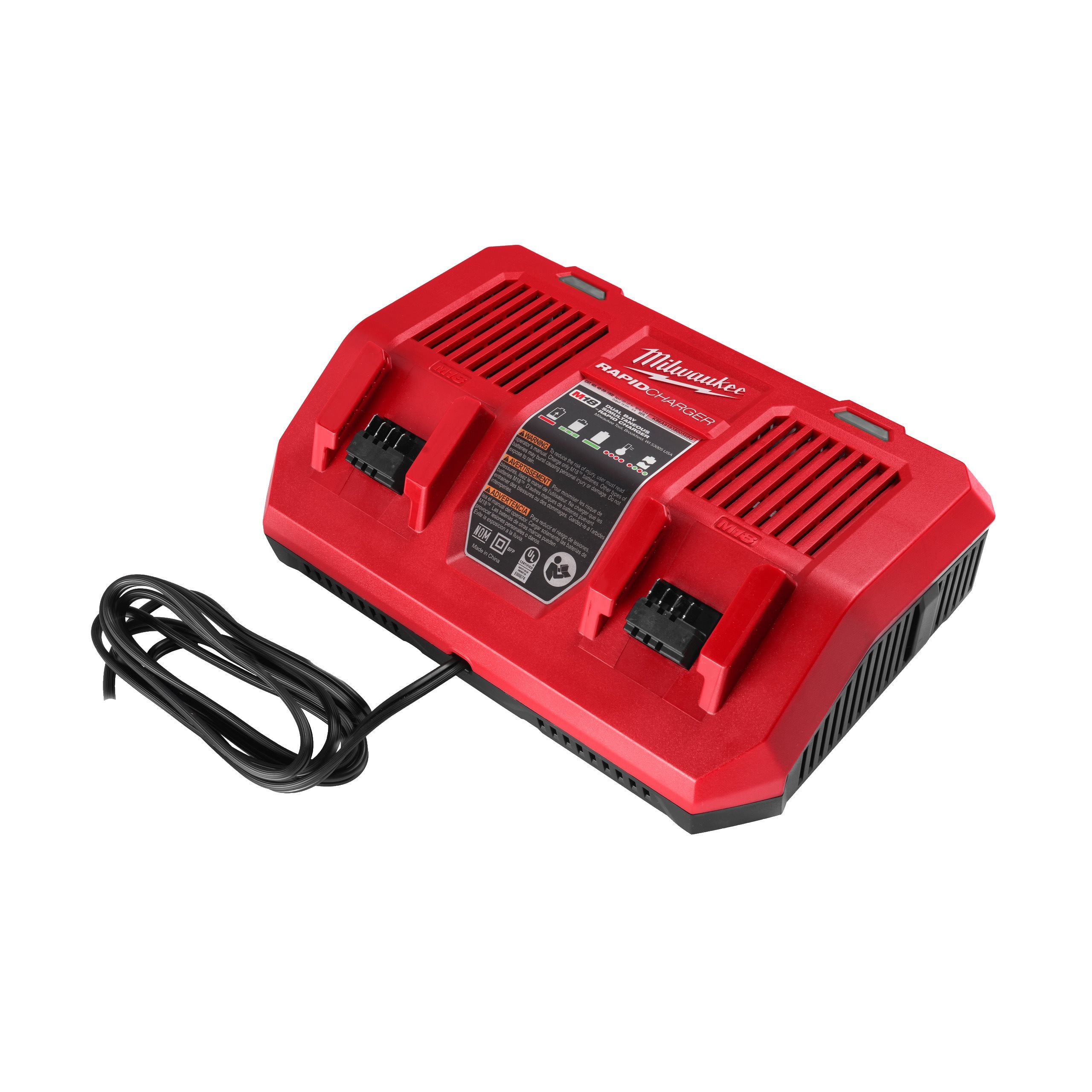 Milwaukee M18™ dual bay rapid charger, M18 DFC (4932472073)
