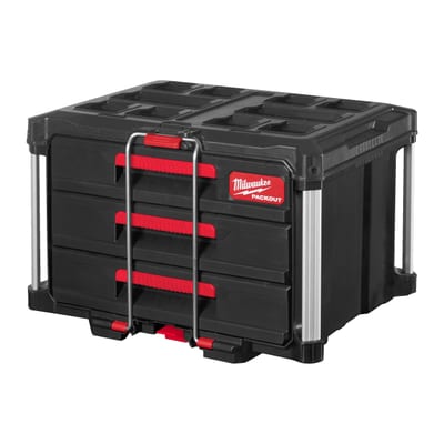 Milwaukee PACKOUT™ drawer tool boxes, Packout 3 Drawer Tool Box
