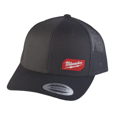 Milwaukee Snapback Trucker cap black, STC BL