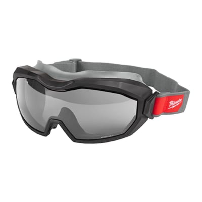 Milwaukee High-Profile Goggles Non-Vented, High-Profile Goggle Non-Vented Grey