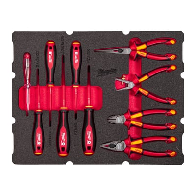 Milwaukee 10PC PACKOUT™ drawer insulated electrician foam insert set