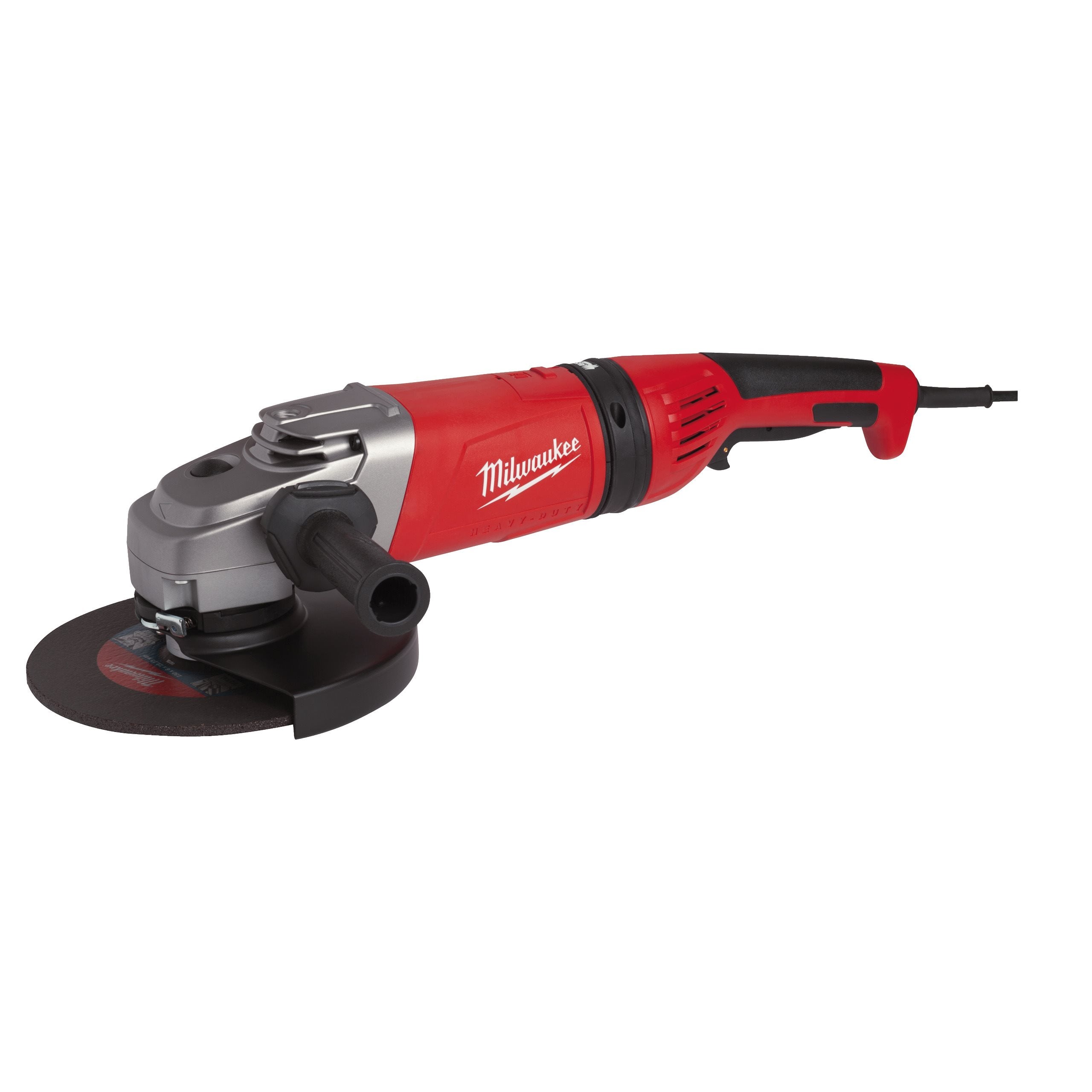 Milwaukee 2600 W angle grinder with AVS and kickback protection, AGVM 26-230 GEX DMS (4933402495)