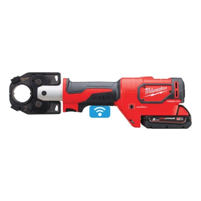 Milwaukee M18™ FORCE LOGIC™ hydraulic 53 kN cable crimper, M18 HCCT-201C