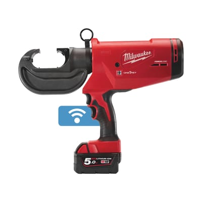 Milwaukee M18™ FORCE LOGIC™ hydraulic 109 kN cable crimper, M18 HCCT109/42-522C