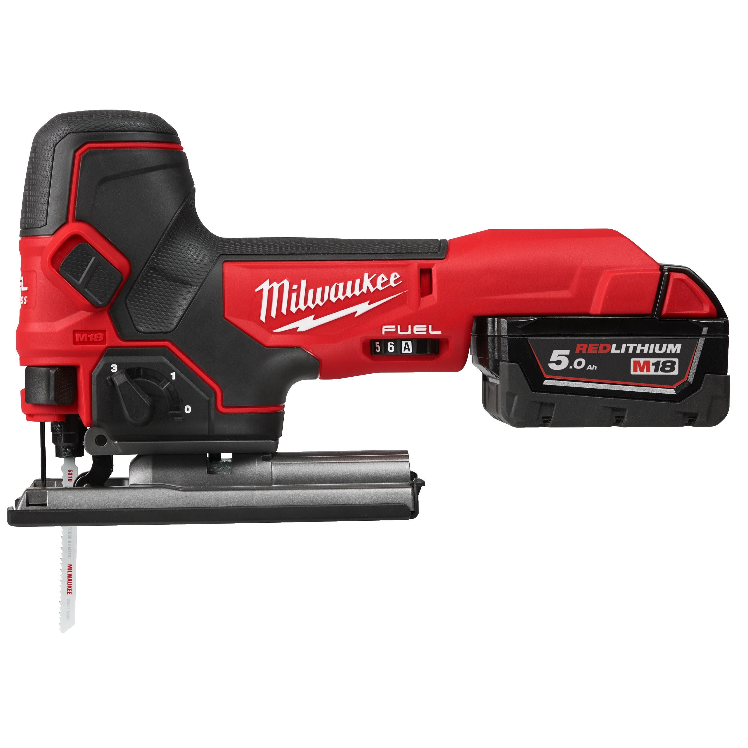 Milwaukee M18 FUEL™ body grip jigsaw, M18 FBJS-502X (4933500556)