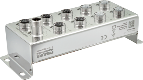CUBE67+ Hygienic Design I/O EXTENSION MODULE 12 multif. channels + 4 IO-Link master V1.1 (5676660)