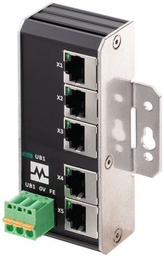 Xenterra 5TX unmanaged Switch wallmounted 5 Port 100MBIT (58901)