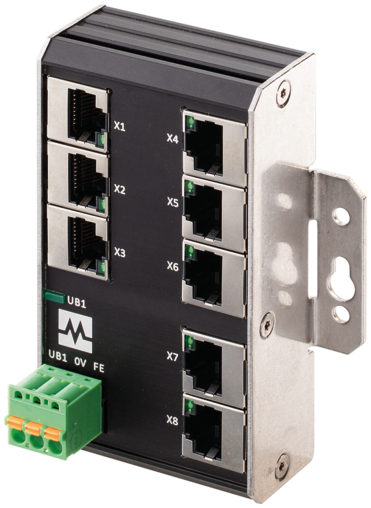 Xenterra 8TX unmanaged Switch wallmounted 8 Port 100MBIT WM (58903)
