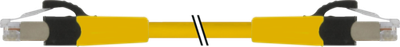 RJ45 male 0° / RJ45 male 0° shielded FRNC/LS0H 4X2XAWG27 shielded ye UL 2M (7000-74712-3780200)