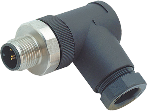 M12 male 90° A-cod. screw terminal V4A 5-POL., max. 0,75mm², 6 - 8mm (7004-12881-0000000)