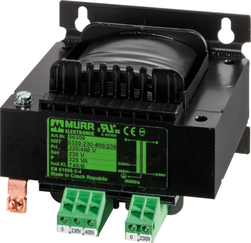 MST 1-Phase Control AND Isolation Transformer P: 1000VA In: 230/400VAC Out: 230VAC (86311)