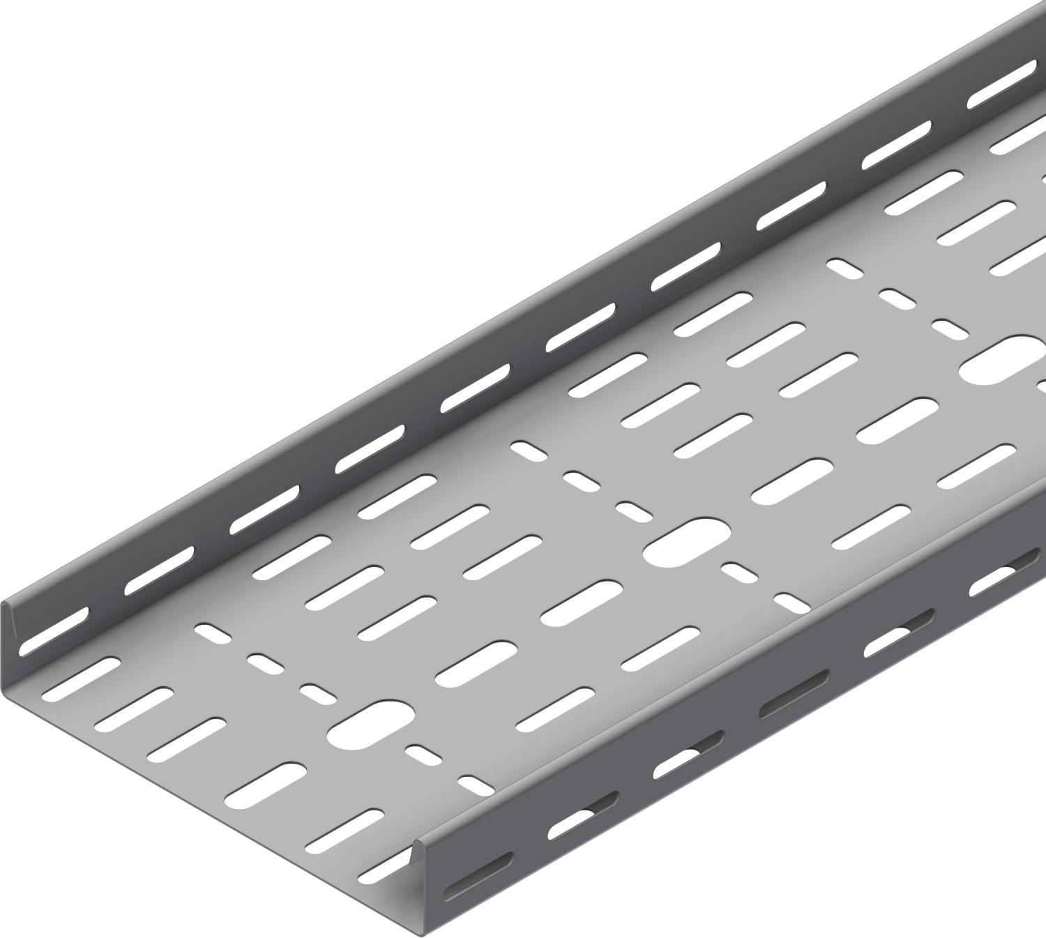 Øglænd System SPB-LB40 Cable Tray, 200 × 40 mm, 1 mm, 3 m, Pre-Galvanised