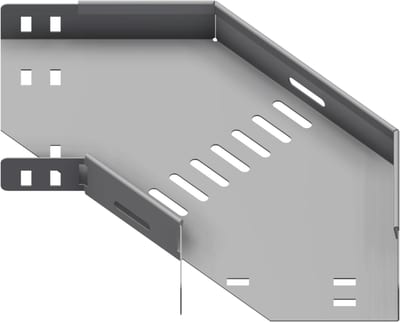 Øglænd System SPB-LB40 Flat Elbow 90°, 150 mm, R75, Pre-Galvanised