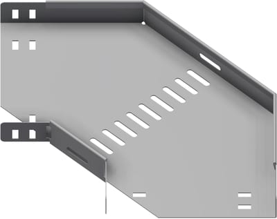 Øglænd System SPB-LB40 Flat Elbow 90°, 200 mm, R75, Pre-Galvanised