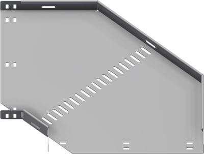 Øglænd System SPB-LB40 Flat Elbow 90°, 400 mm, R75, Pre-Galvanised