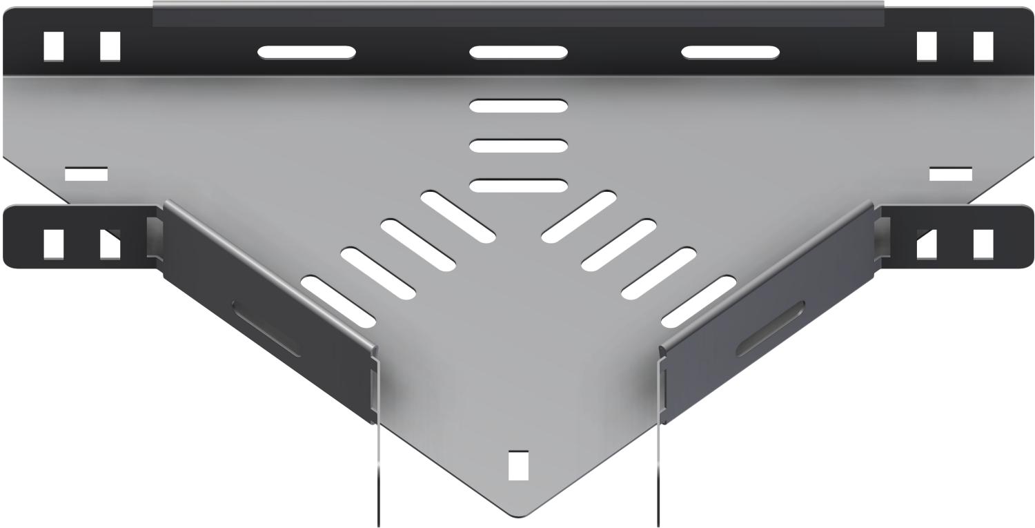 Øglænd System SPB-LB40 Tee, 100/100 mm, R75, Pre-Galvanised