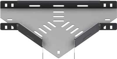 Øglænd System SPB-LB40 Tee, 100/100 mm, R75, Pre-Galvanised